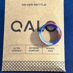 NEW silicone wedding ring band, Size 10, NWT, work safe latex free Qalo men’s
